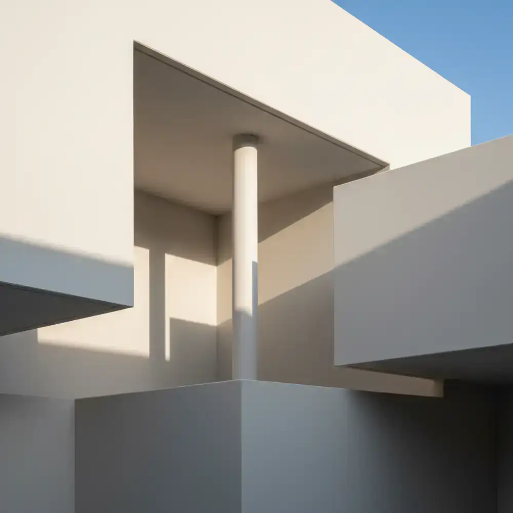 Minimalist architectural geometry
